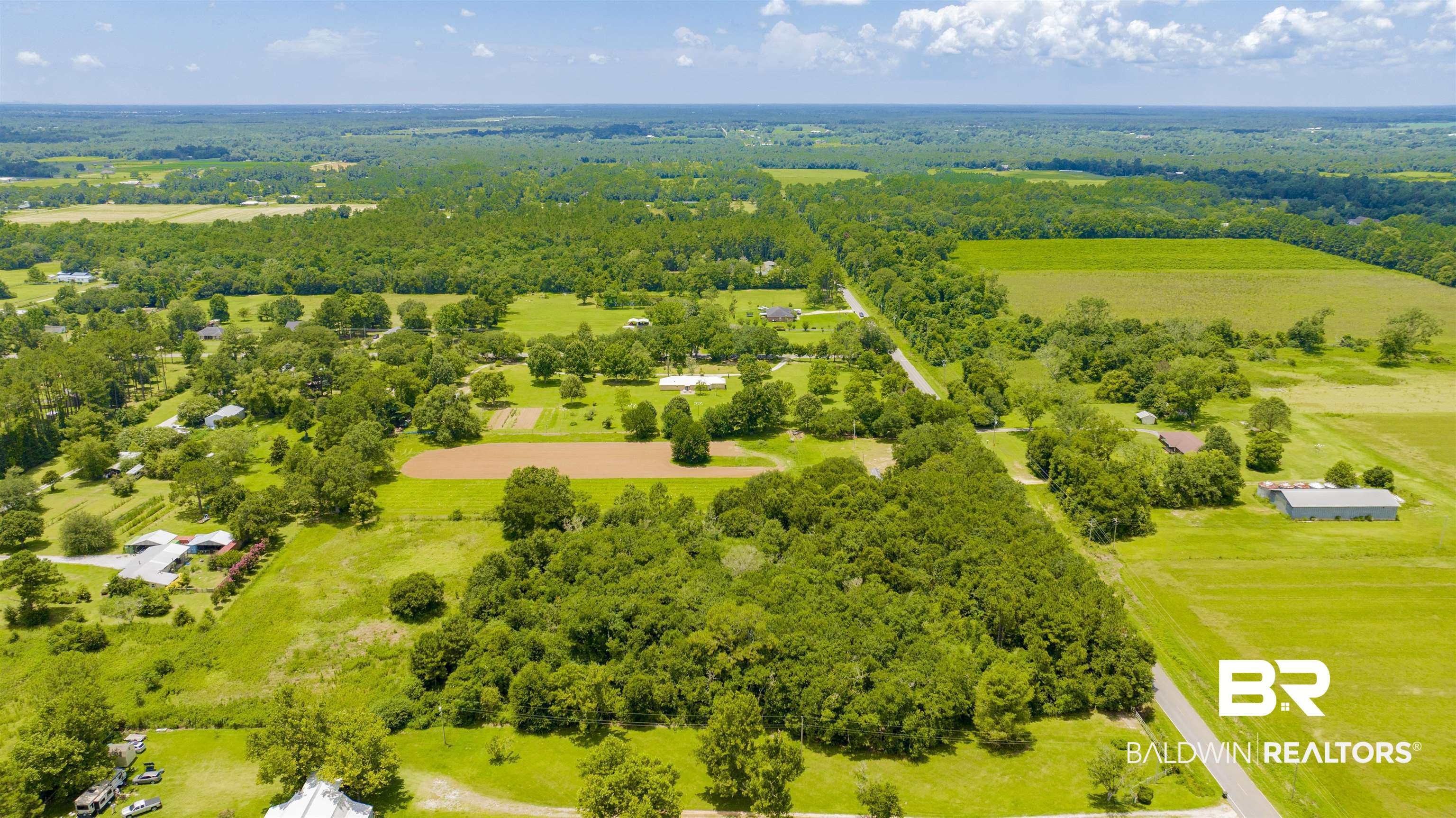 26664 Feely Road Elberta, AL 36530 - Photo 9 of 14 Aerial view of sparsely populated area
