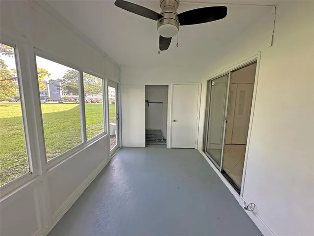 a view of hallway with stairs