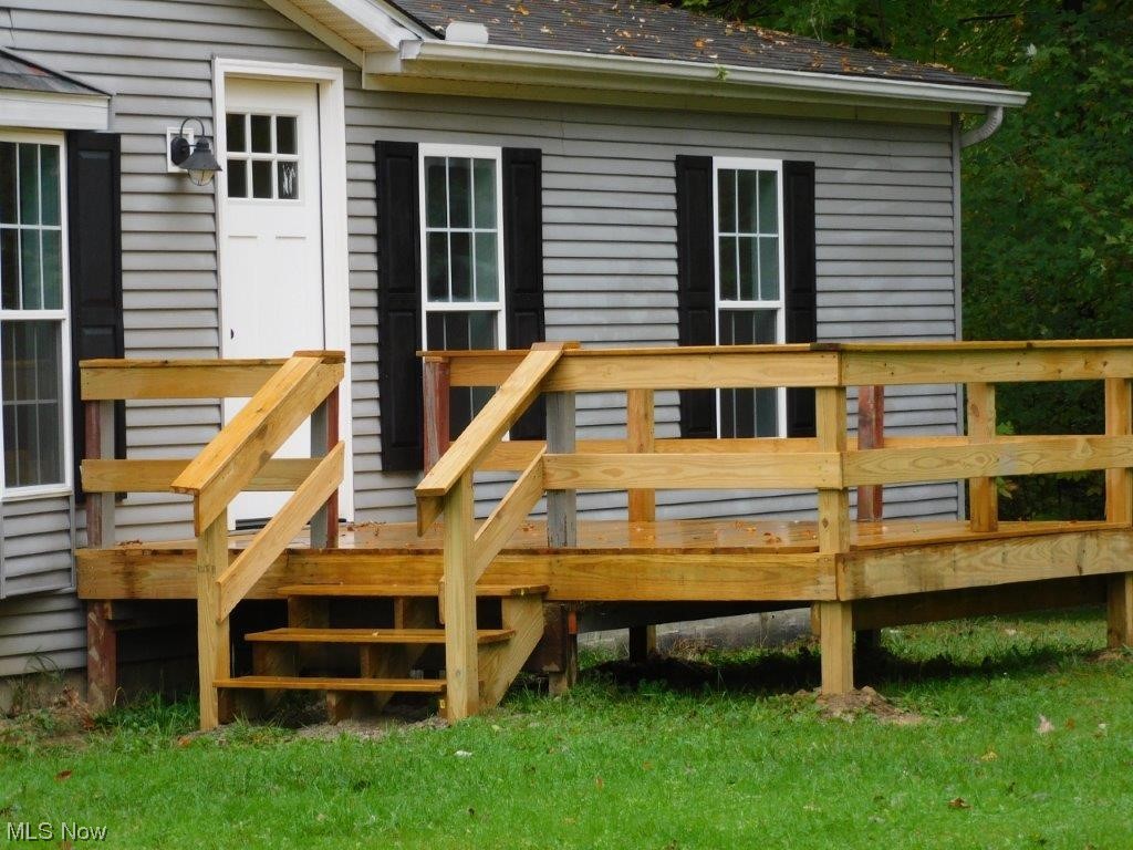 6045 Gore Road Ashtabula, OH 44004 - Photo 3 of 23 View of wooden terrace