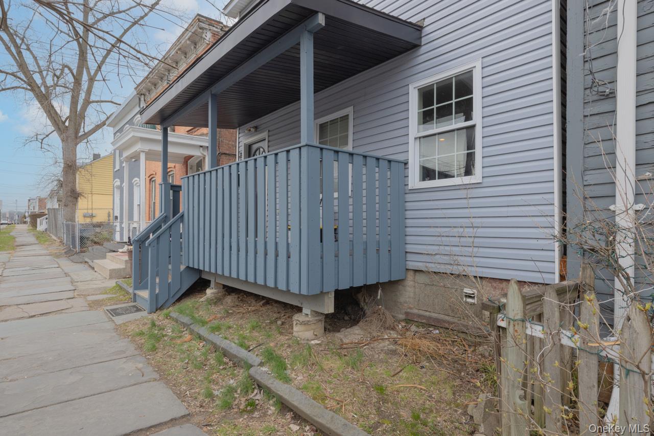 280 1st Street Newburgh, NY 12550 - Photo 3 of 24 a view of a backyard with a small cabin
