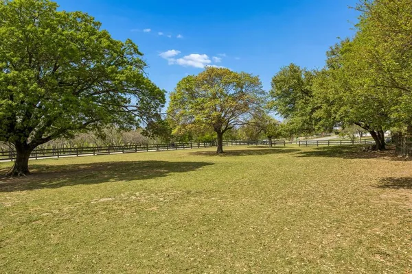 a view of outdoor space with deck and trees