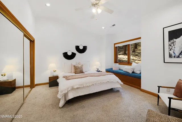 a view of a lush green forest