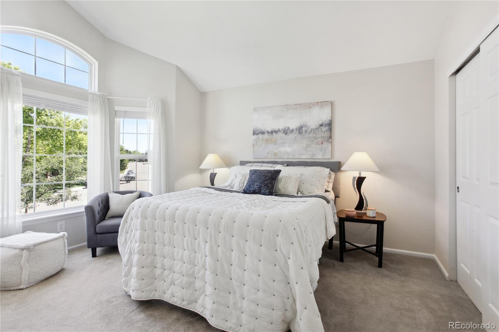3626 Pointer Way Highlands Ranch, CO 80126 - Photo 14 of 33 a bed room with a bed and a chair