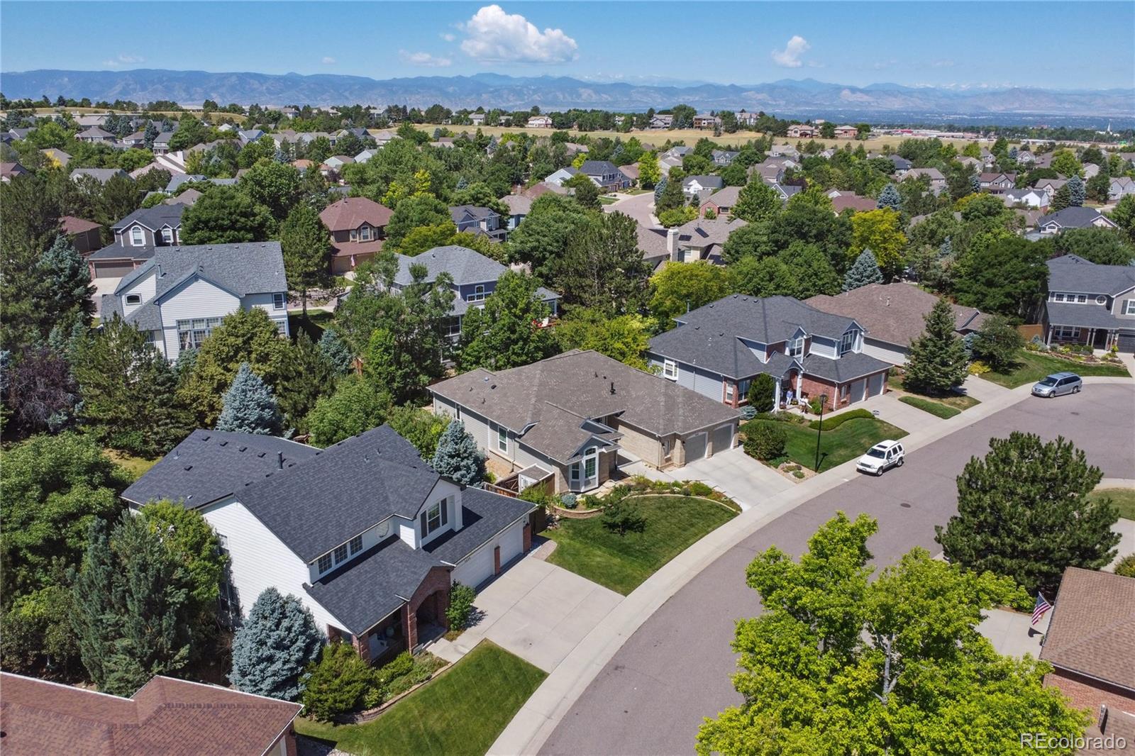 3626 Pointer Way Highlands Ranch, CO 80126 - Photo 29 of 33 an aerial view of multiple house