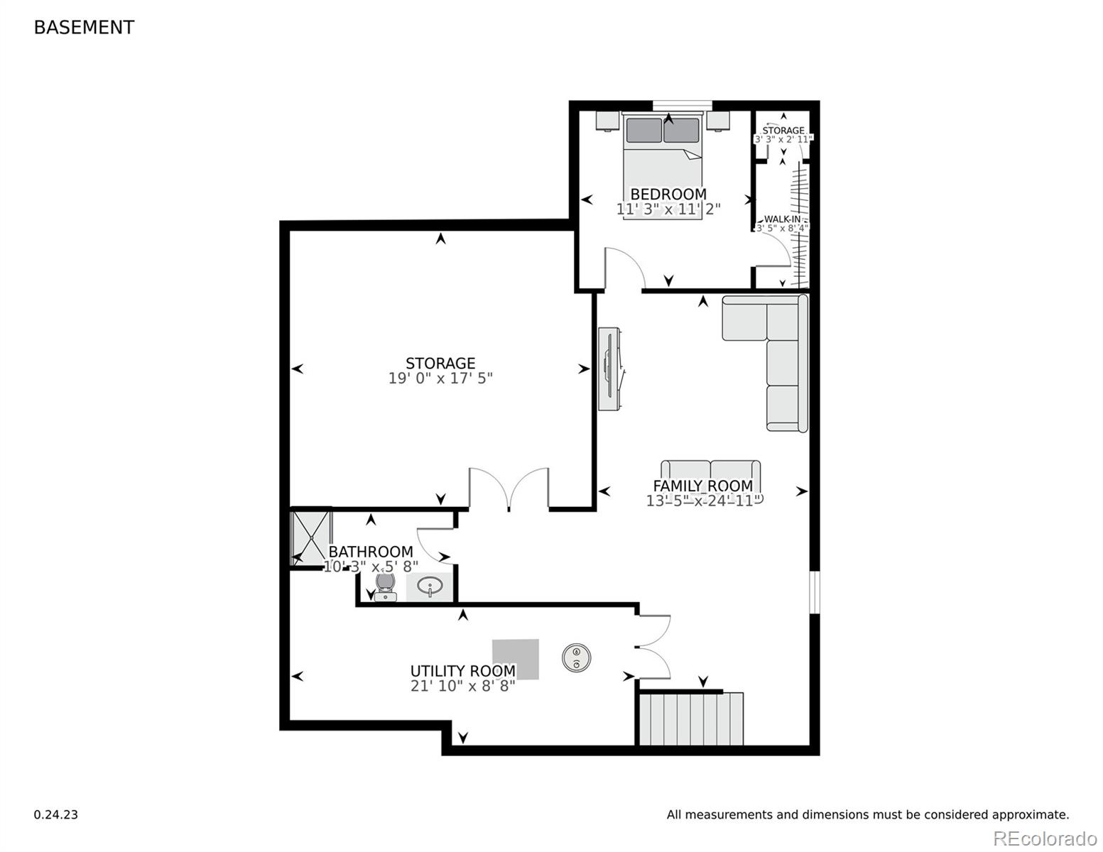 3626 Pointer Way Highlands Ranch, CO 80126 - Photo 33 of 33 a picture of a floor plan