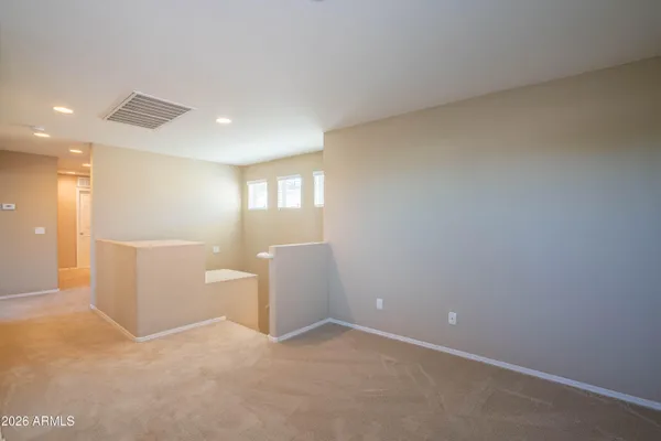 a view of a room and window