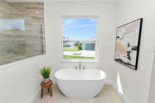 an empty room with an entryway