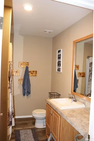 a view of yard with trees