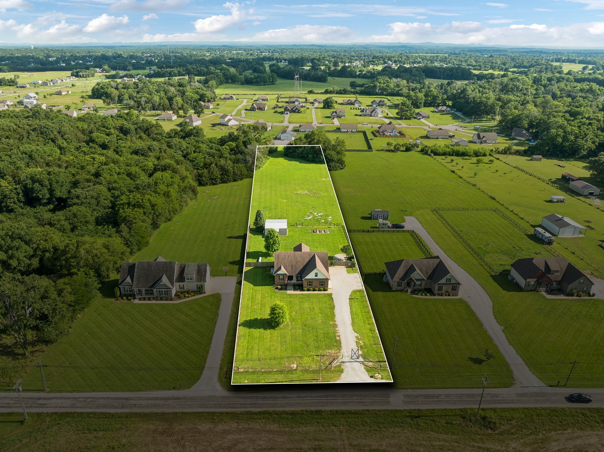 1361 Neil Road Chapel Hill, TN 37034 - Photo 22 of 24 a view of a swimming pool with a lake