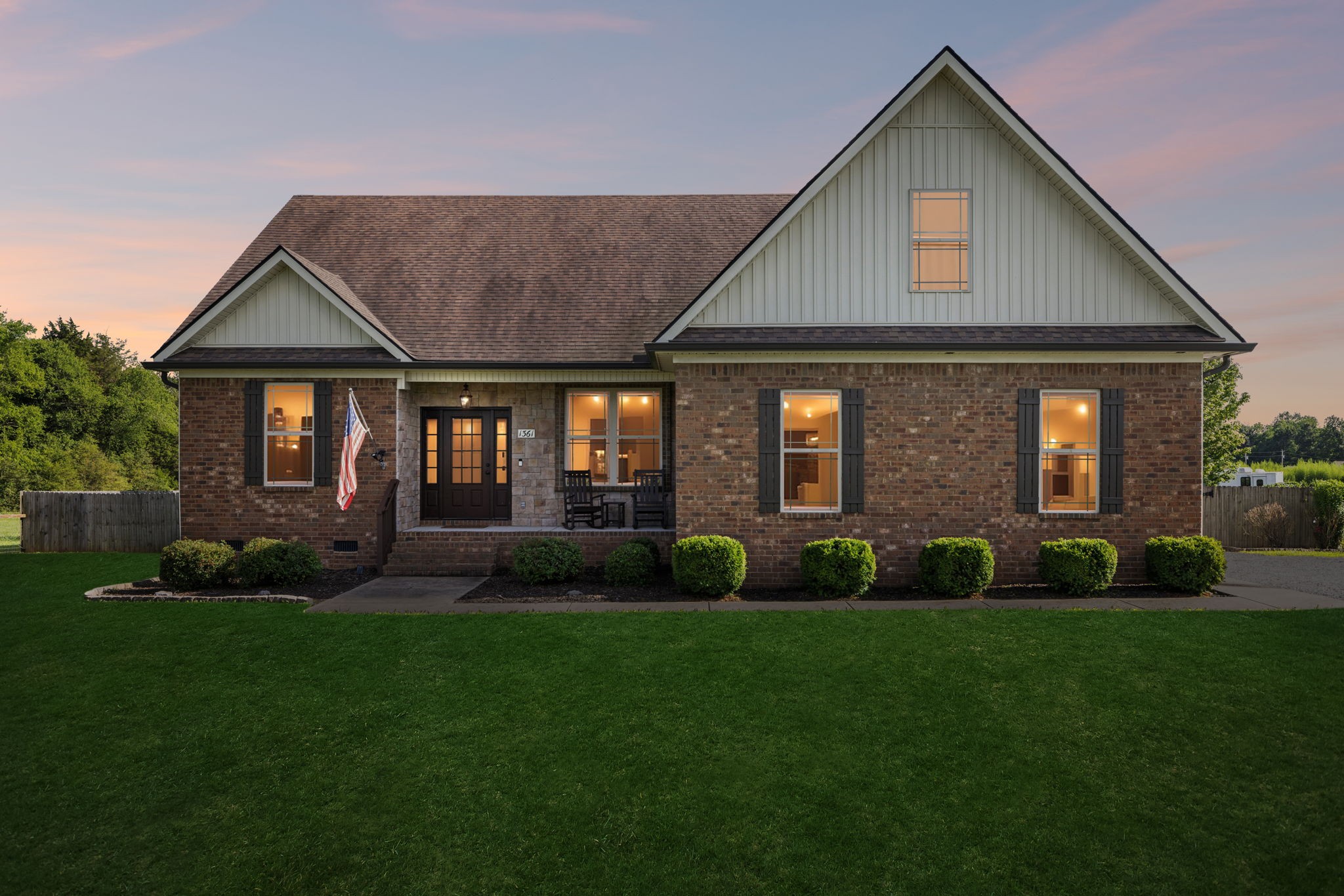 1361 Neil Road Chapel Hill, TN 37034 - Photo 24 of 24 a front view of a house with garden and green space