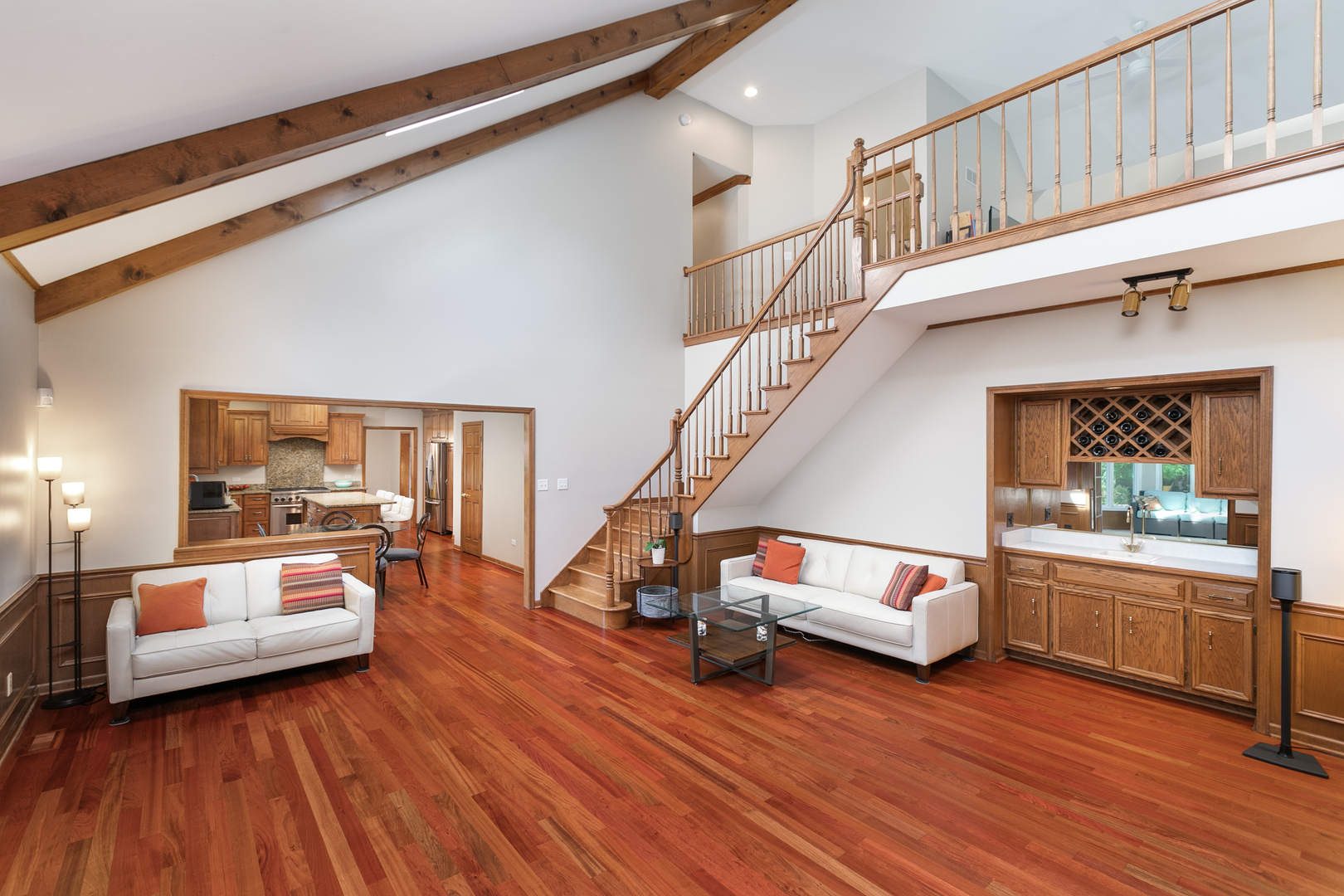 23W250 Hampton Circle Naperville, IL 60540 - Photo 21 of 42 a living room with furniture and a wooden floor