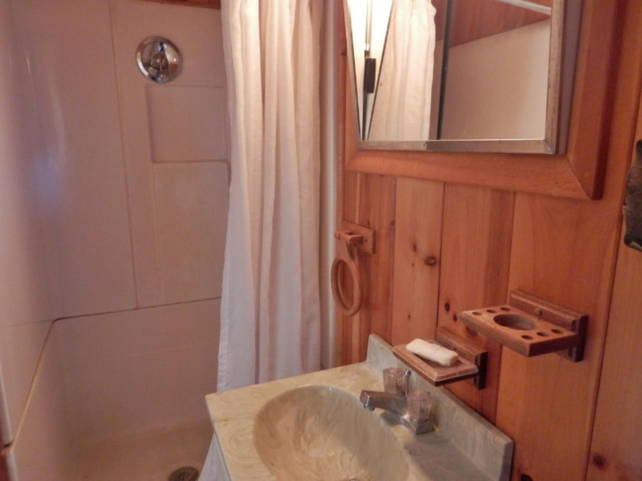 10230 Marilla Road Copemish, MI 49625 - Photo 9 of 26 Master bath w/walk-in shower