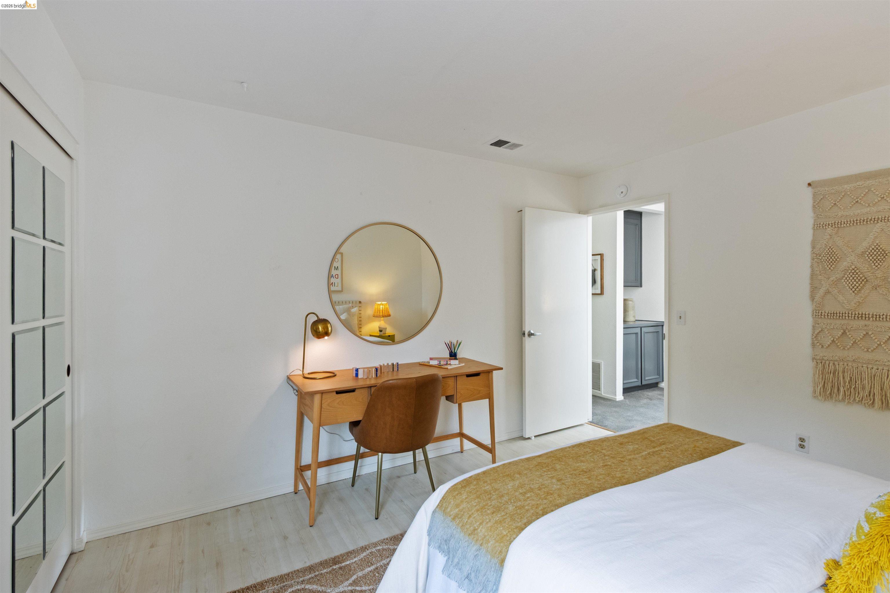 548 Queen's Road Alameda, CA 94501 - Photo 23 of 42 Bedroom with light wood finished floors