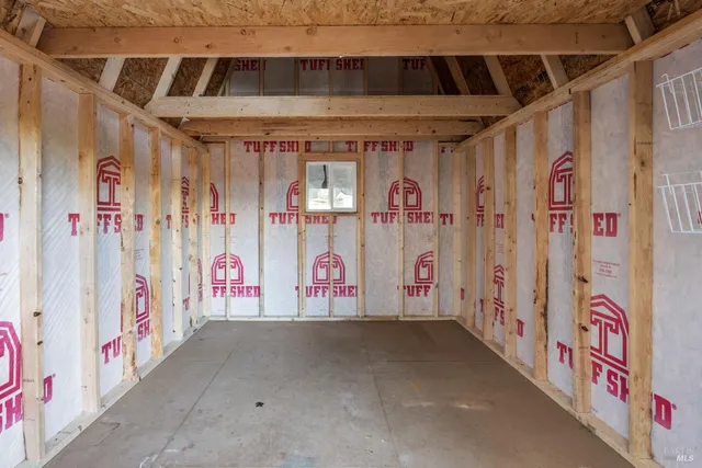 a backyard of a house