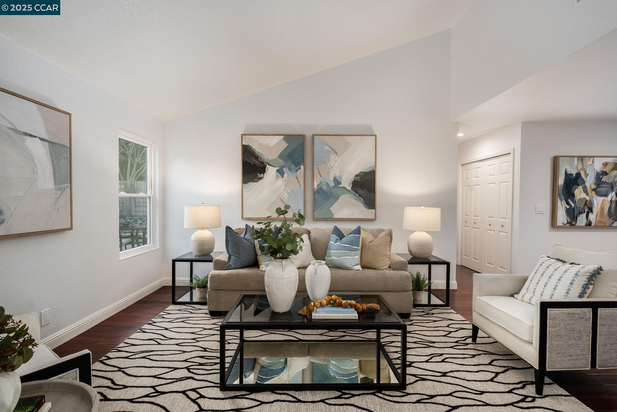 2828 Aptos Way San Ramon, CA 94583 - Photo 1 of 38 a living room with furniture or couch and a potted plant
