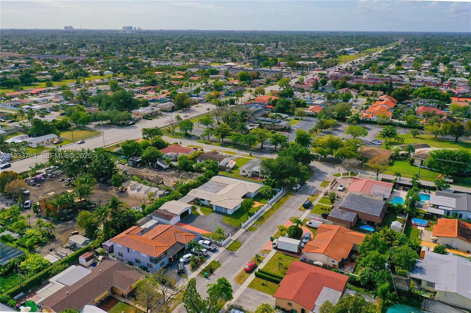 3585 Southwest 107th Court Miami, FL 33165 - Photo 45 of 45 an aerial view of a city with lots of residential buildings