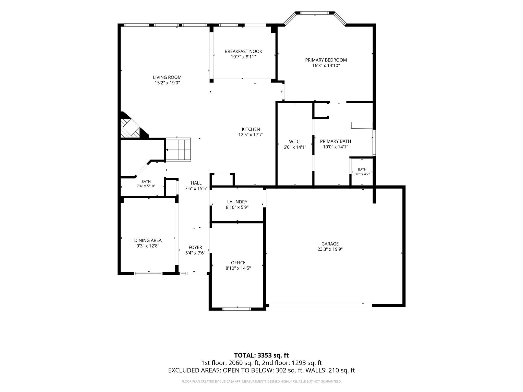 22419 Sawmill Ranch Drive Spring, TX 77389 - Photo 43 of 45 First Floor - measurements are approximate
