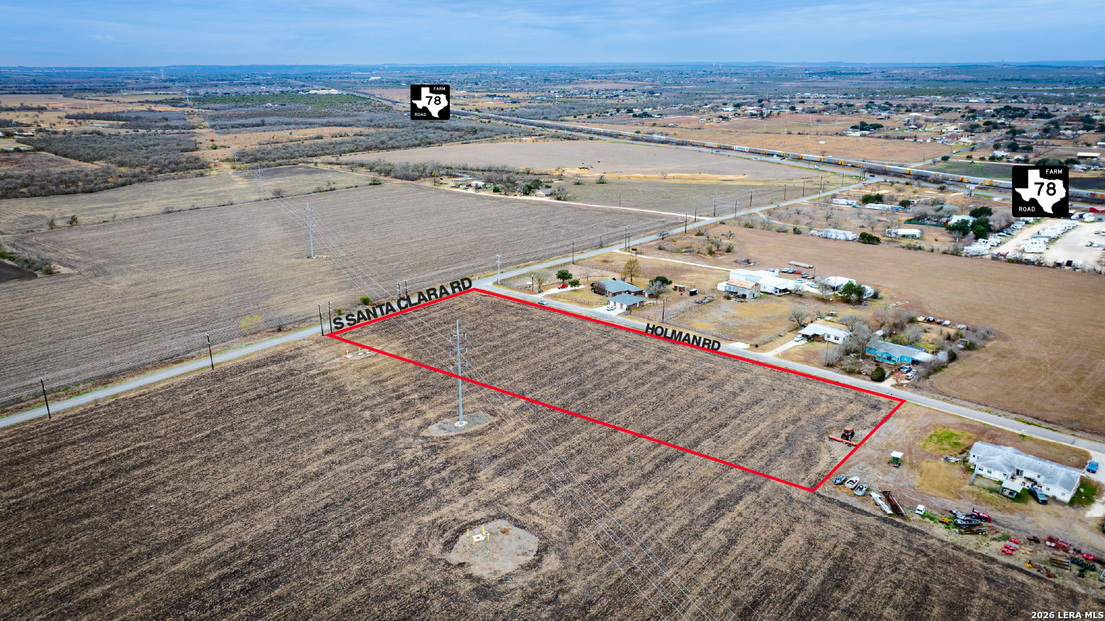 775 Holman Road Marion, TX 78124 - Photo 3 of 8 an aerial view of beach and ocean