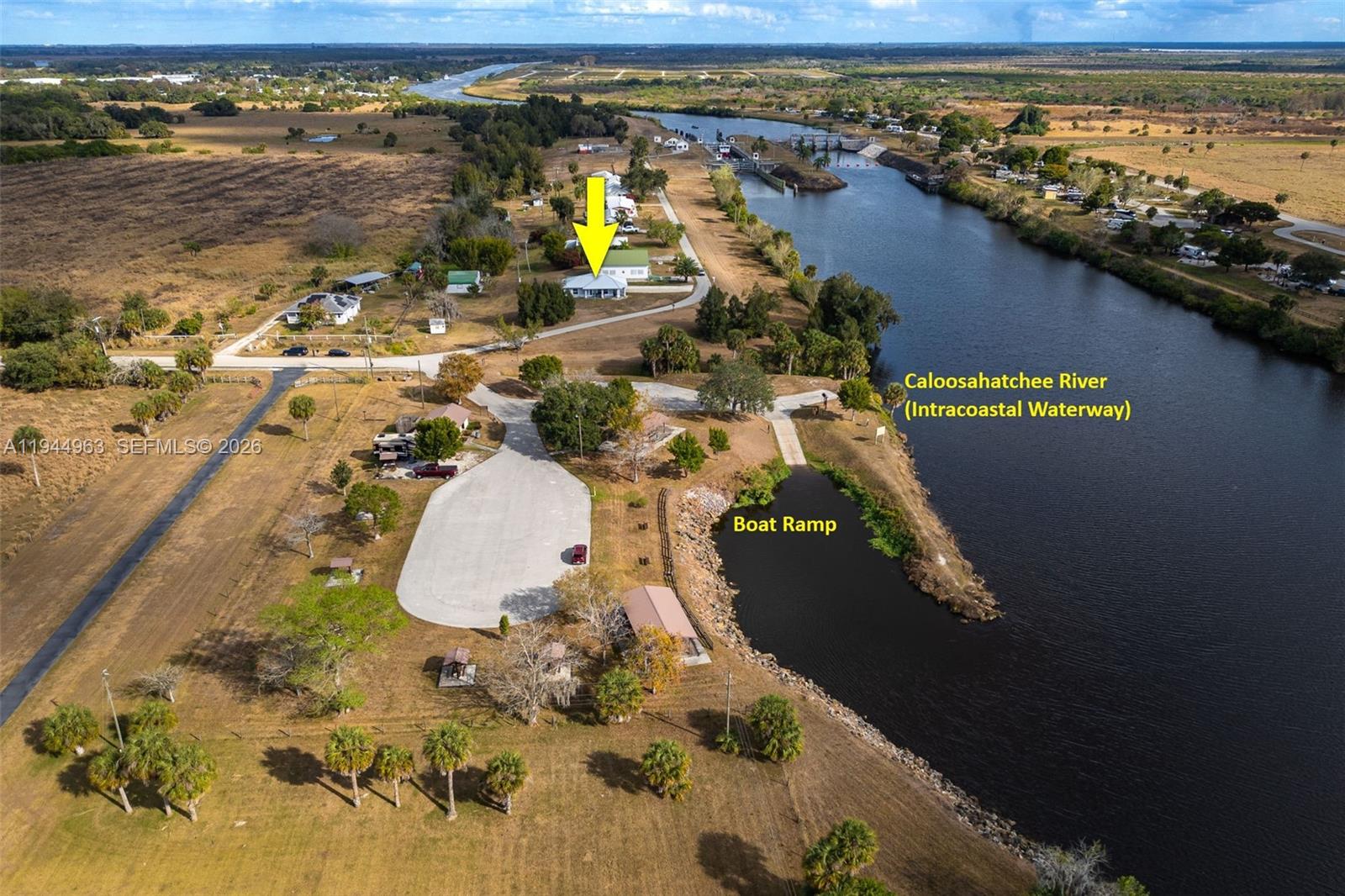 1053 Lock Lane Moore Haven, FL 33471 - Photo 24 of 26 a view of lake and mountain