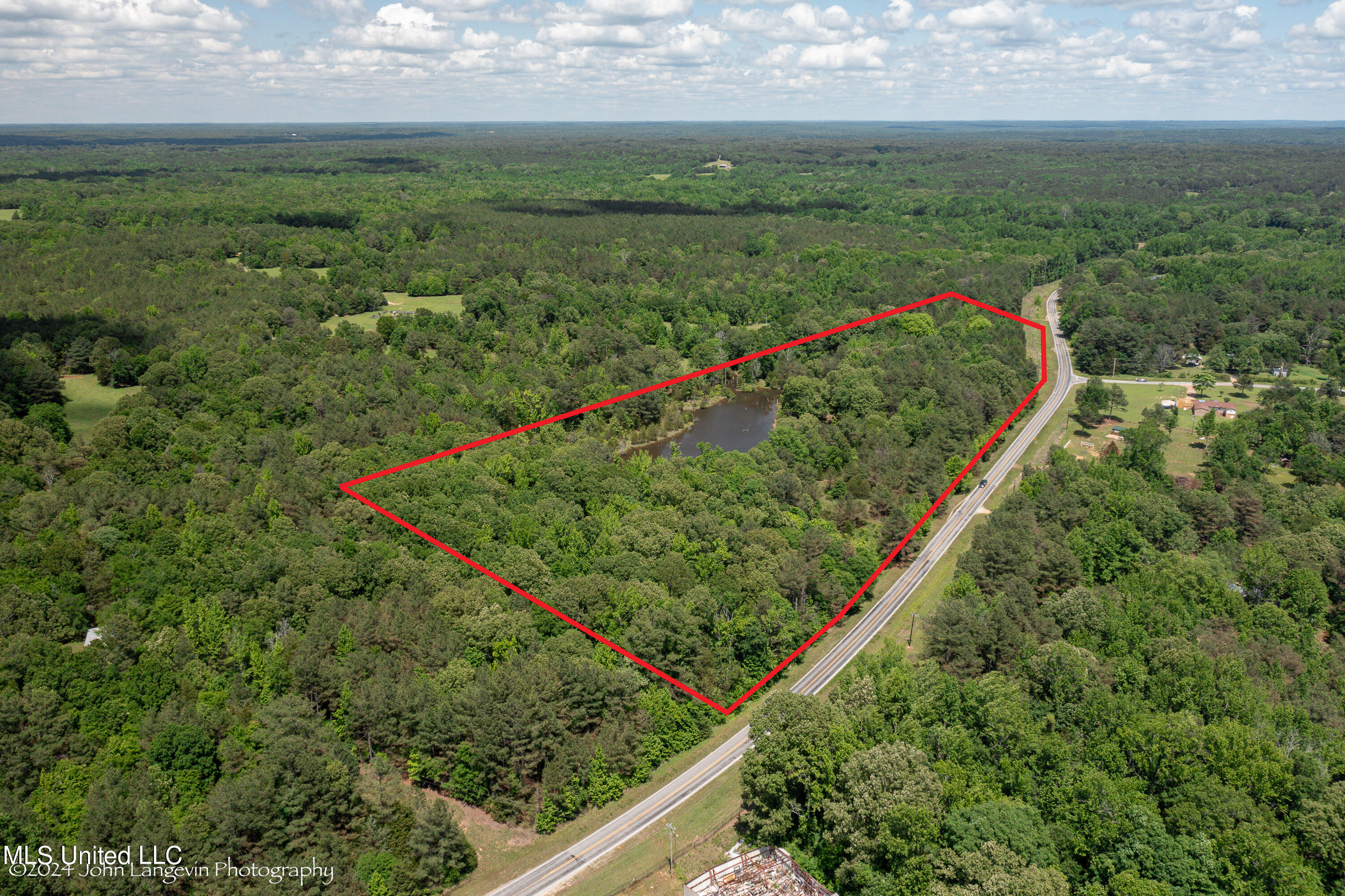 Wall Hill Road Byhalia, MS 38611 - Photo 12 of 12 928 Wall Hill Road-Drone-5-Lines