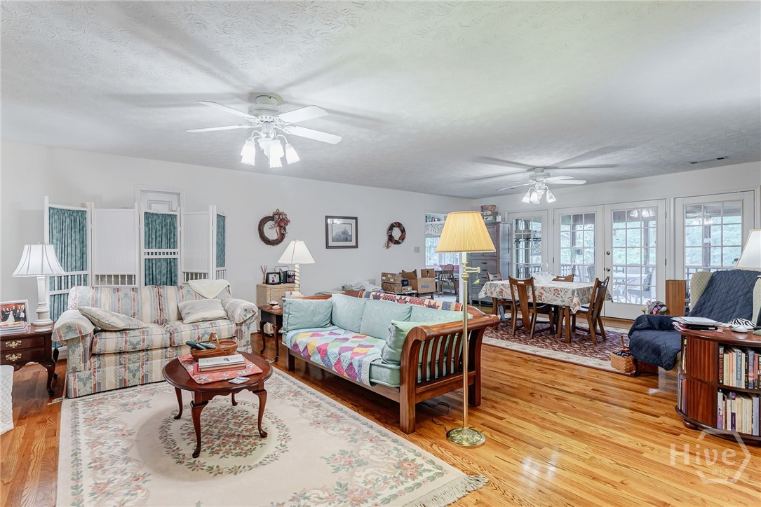 1348 Barwick Hill Road Comer, GA 30629 - Photo 23 of 40 Gleaming hardwood floors & open living area