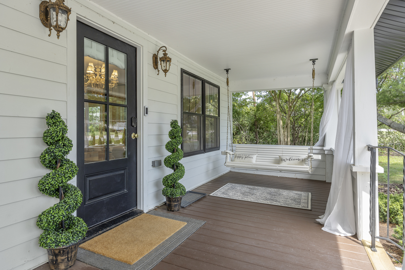 300 Geneva Road Glen Ellyn, IL 60137 - Photo 3 of 41 a view of outdoor space deck and living room view