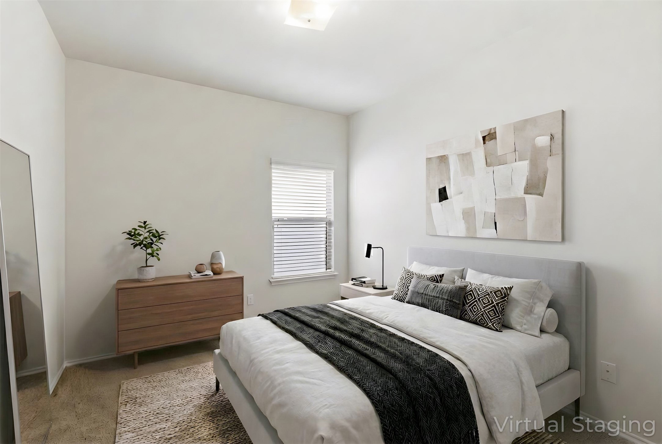 124 Golden Eagle Leander, TX 78641 - Photo 22 of 32 Secondary bedroom virtually staged for ideas.