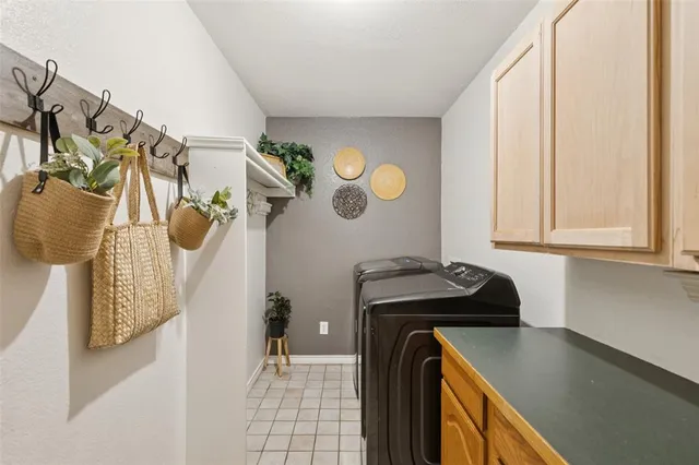 a view of a storage and utility room