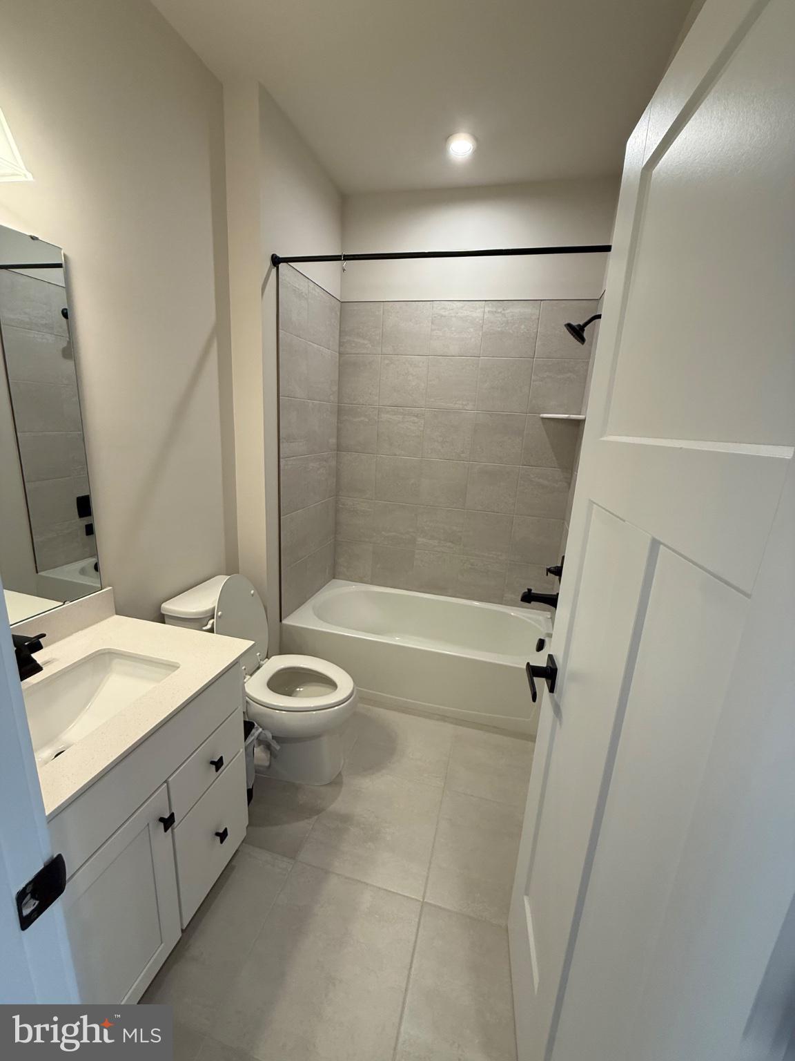 3 Cinnamon Lane Mount Laurel, NJ 08054 - Photo 16 of 27 a bathroom with a granite countertop sink toilet a mirror and shower