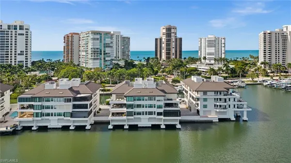 a view of a city with tall buildings
