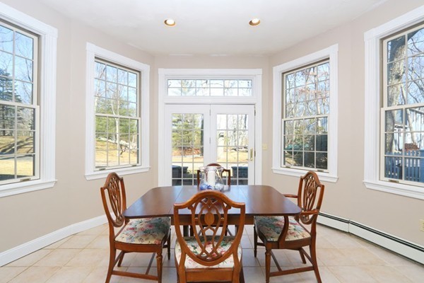 85 Schoolmasters Lane Dedham, MA 02026 - Photo 8 of 30 a view of a dining room with furniture a couch and wooden floor