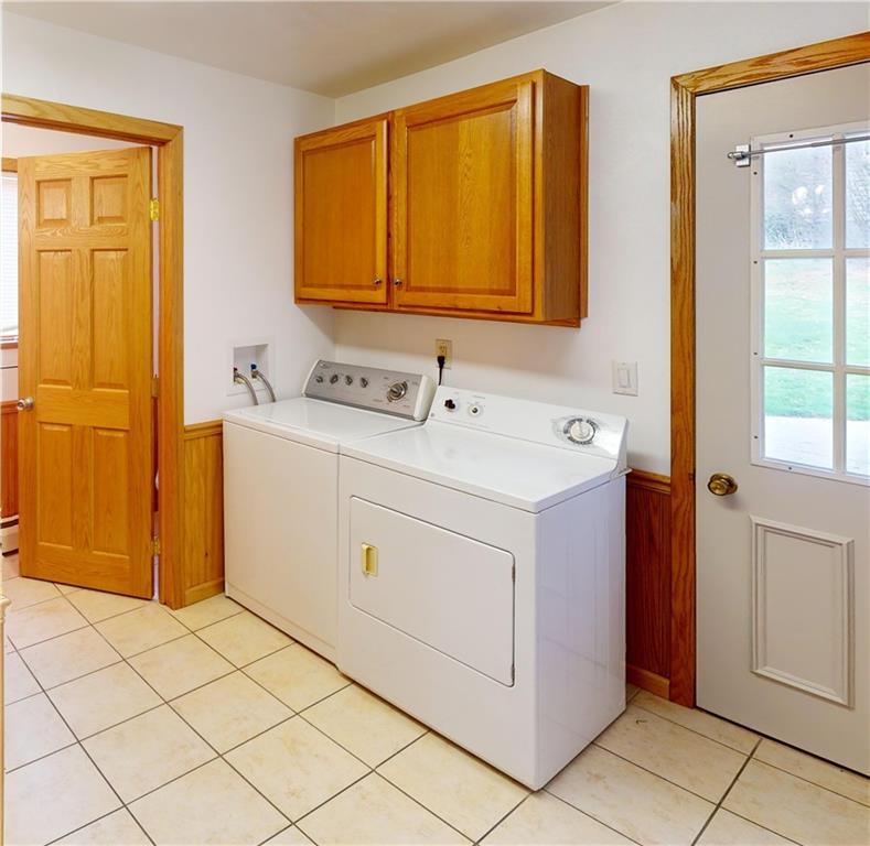 420 Sawmill Run Road Butler, PA 16001 - Photo 16 of 46 a utility room with dryer and washer