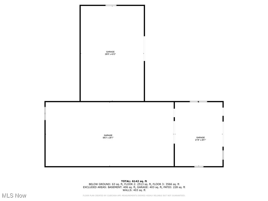 2930 South Ridge Road East Kingsville, OH 44048 - Photo 49 of 49 View of detached garages/workshop floor plan