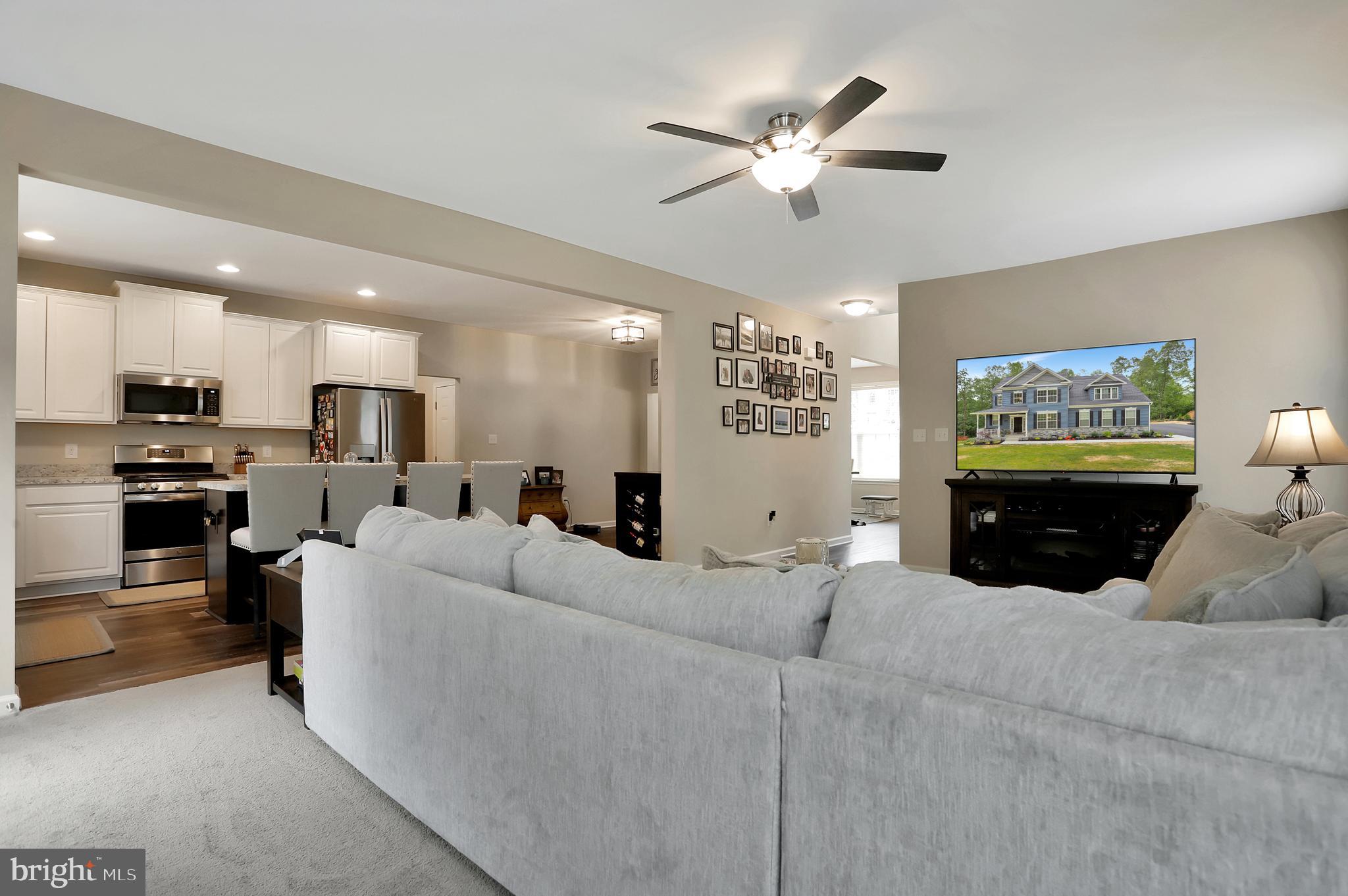 448 Underwood Drive Falling Waters, WV 25419 - Photo 17 of 55 Main Living Room; OPEN to Kitchen