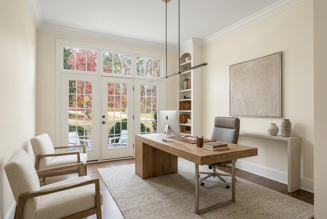 5561 Parker Branch Road Franklin, TN 37064 - Photo 13 of 21 a living room with furniture a rug and a potted plant