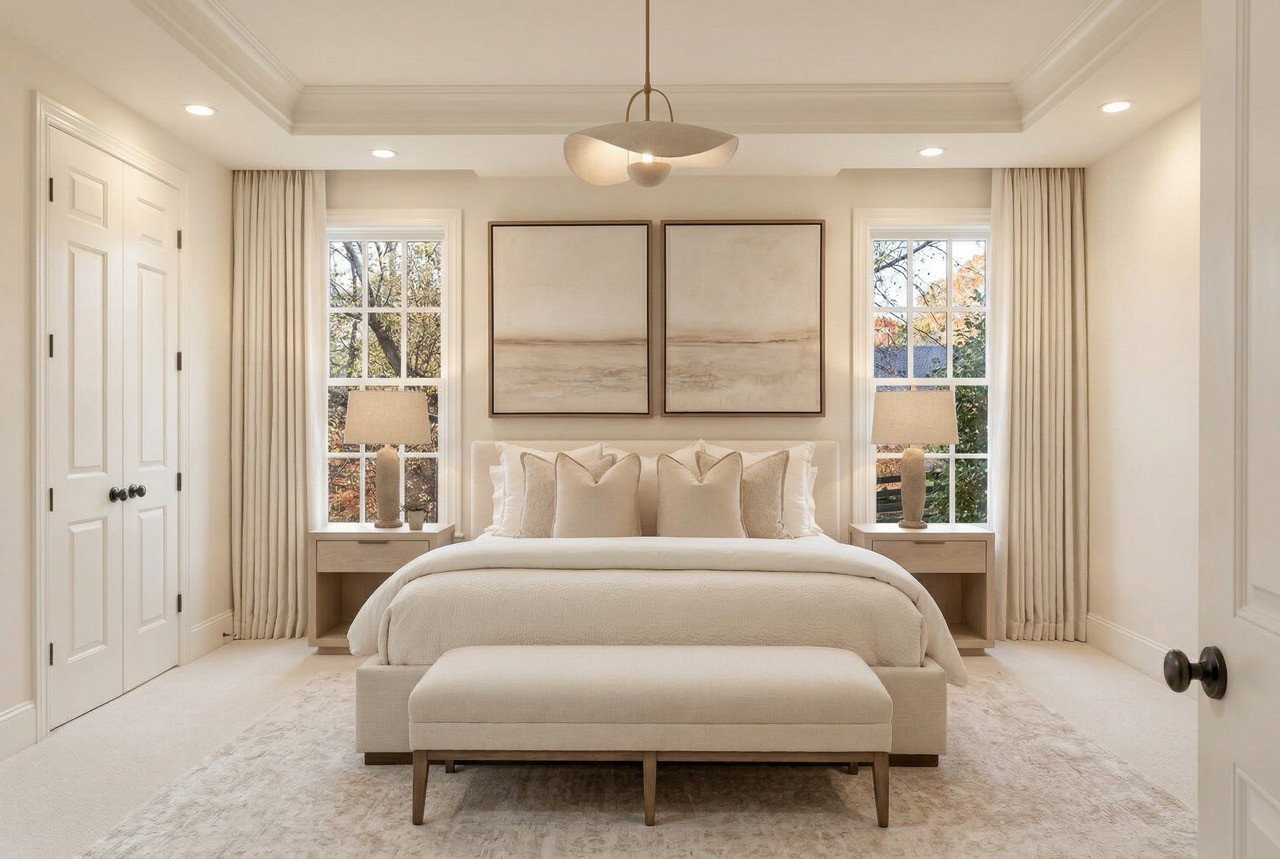 5561 Parker Branch Road Franklin, TN 37064 - Photo 15 of 21 a bedroom with a large bed and a window