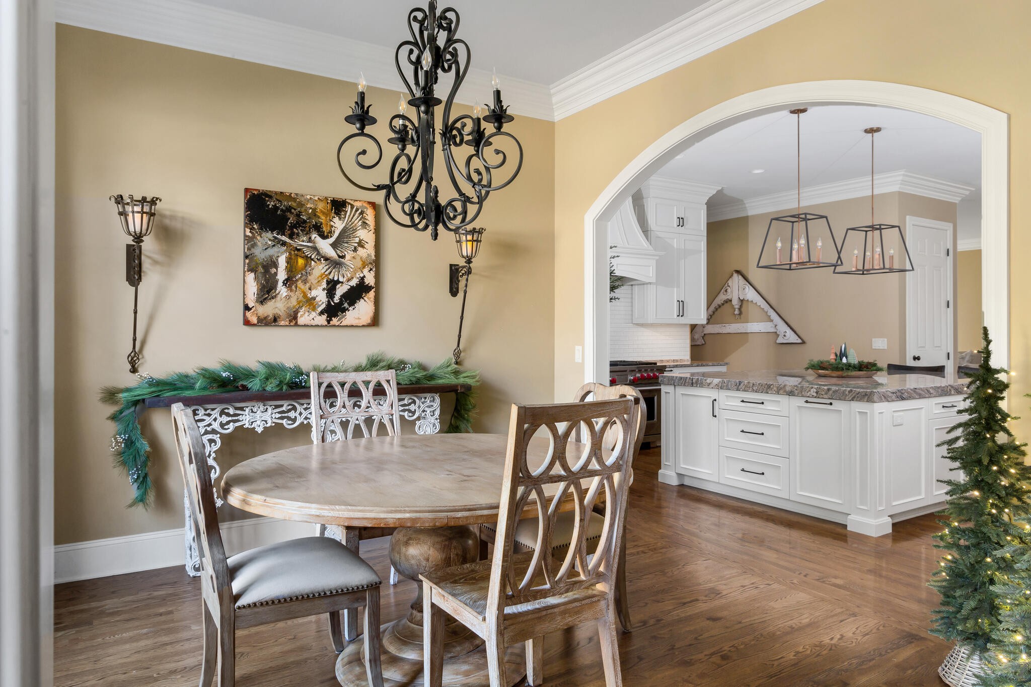 5561 Parker Branch Road Franklin, TN 37064 - Photo 3 of 21 a view of a dining room with furniture window and wooden floor