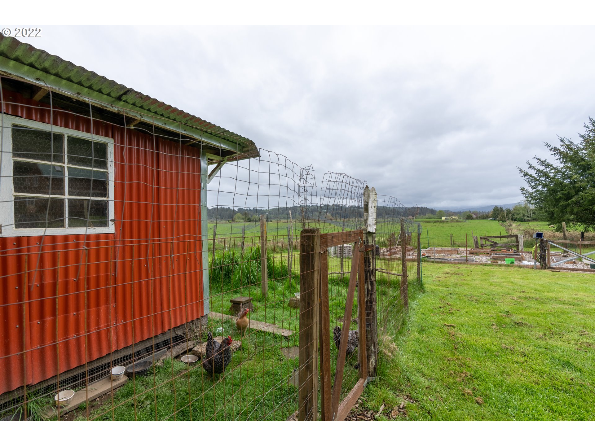89907 Youngs River Road Astoria, OR 97103 - Photo 29 of 32 a backyard of a house with table and chairs