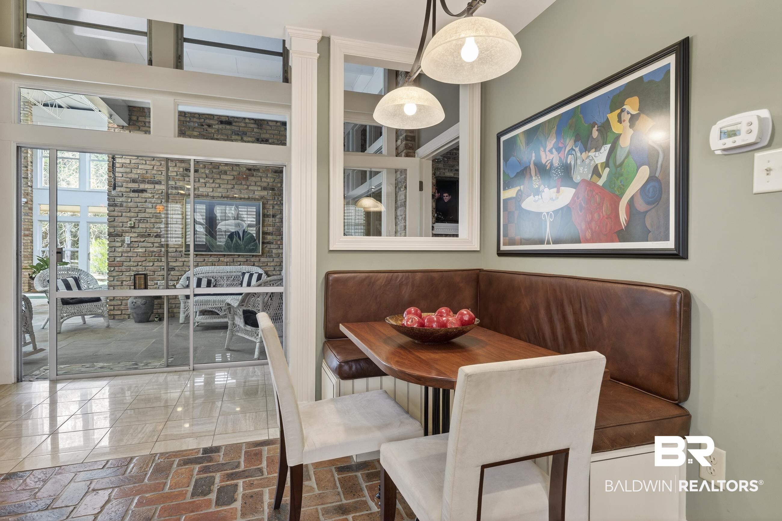 3175 Dawes Lake Road Mobile, AL 36619 - Photo 35 of 92 Dining room featuring brick flooring
