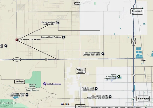 $20,000 | 17000 Avenue A-12 W Fairmont Ca West, Lancaster, CA 93536