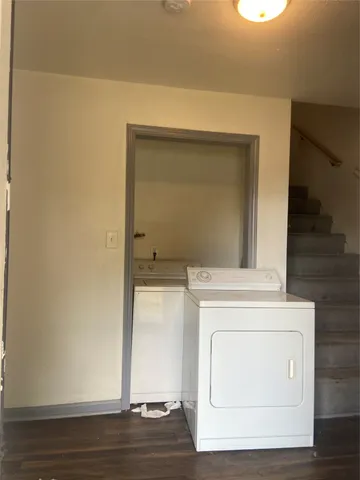 a view of washer and dryer