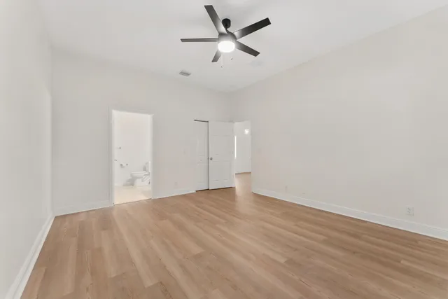 wooden floor in an empty room