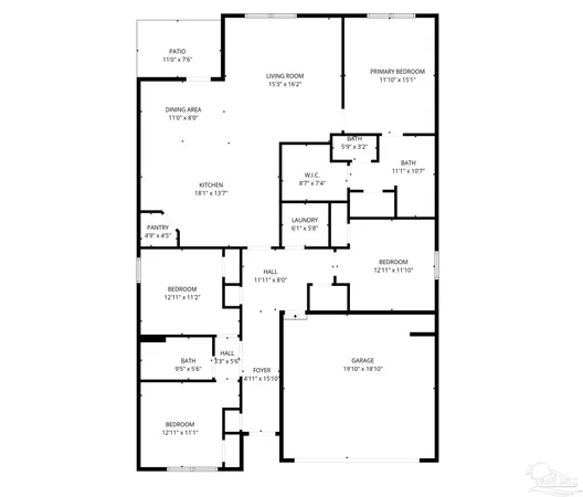 $1,975 | 7457 Steeplechase Boulevard, Pensacola, FL 32526