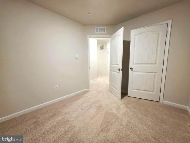 a view of an empty room