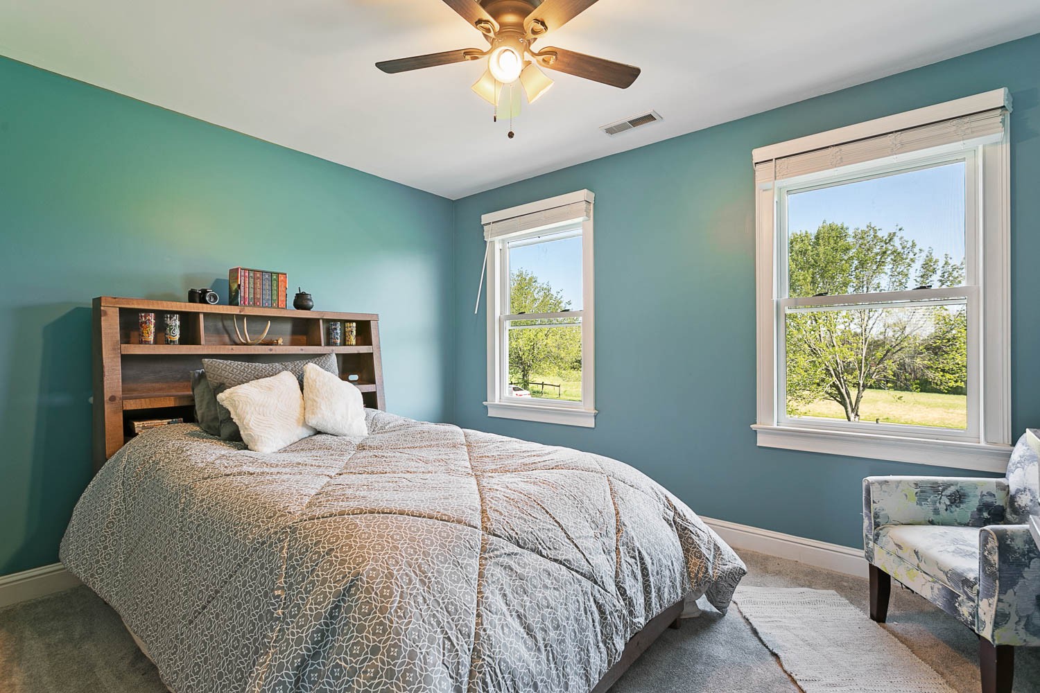 4439 North Chapel Road Franklin, TN 37067 - Photo 22 of 43 a bedroom with a bed and window