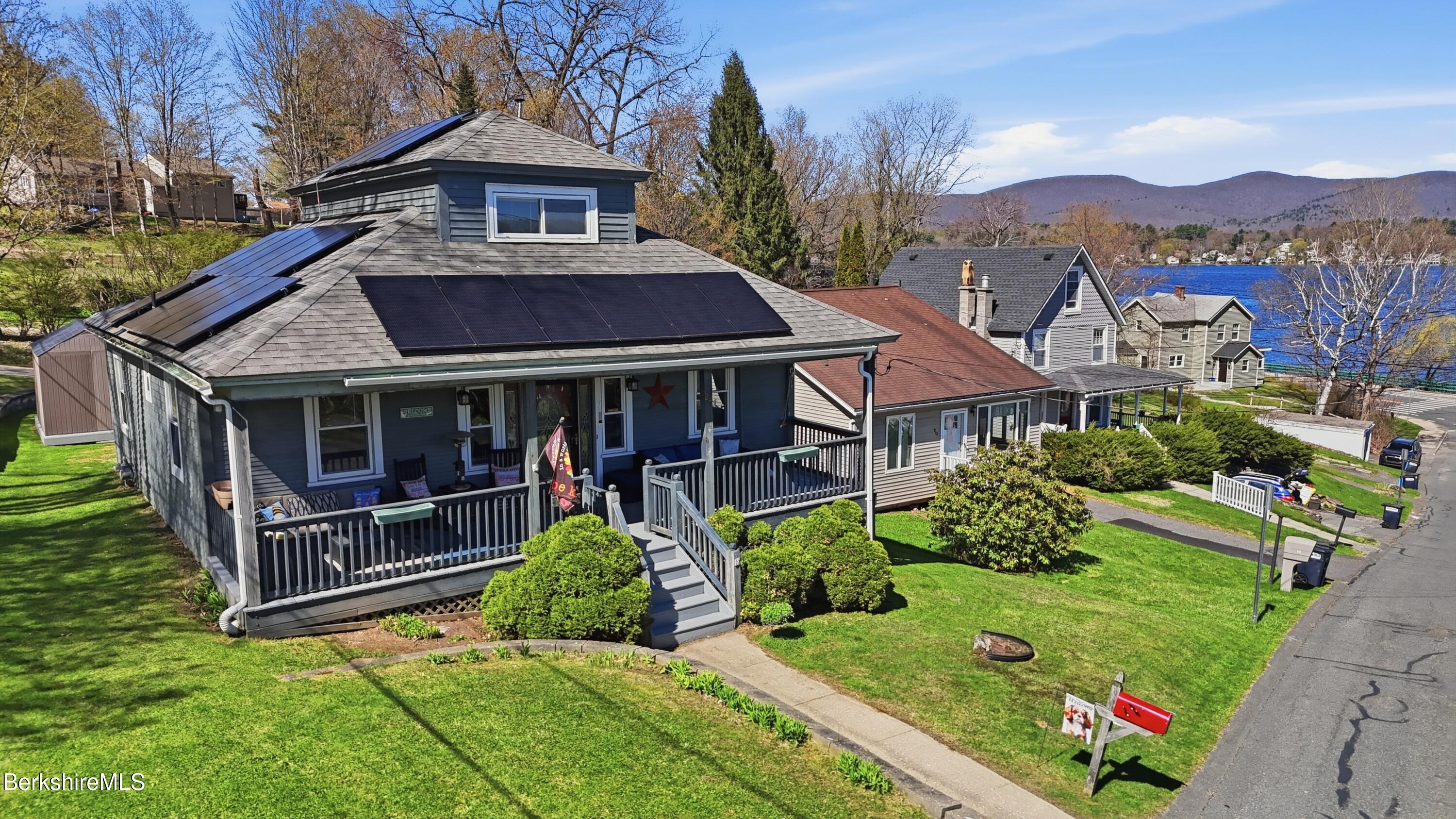 22 Broadway Street Pittsfield, MA 01201 - Photo 1 of 84 a aerial view of a house with a yard