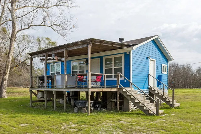 a view of a cafe with a table and chairs