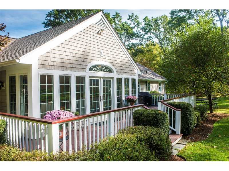 540 Cheese Spring Road New Canaan, CT 06840 - Photo 18 of 25 a view of a house with a porch