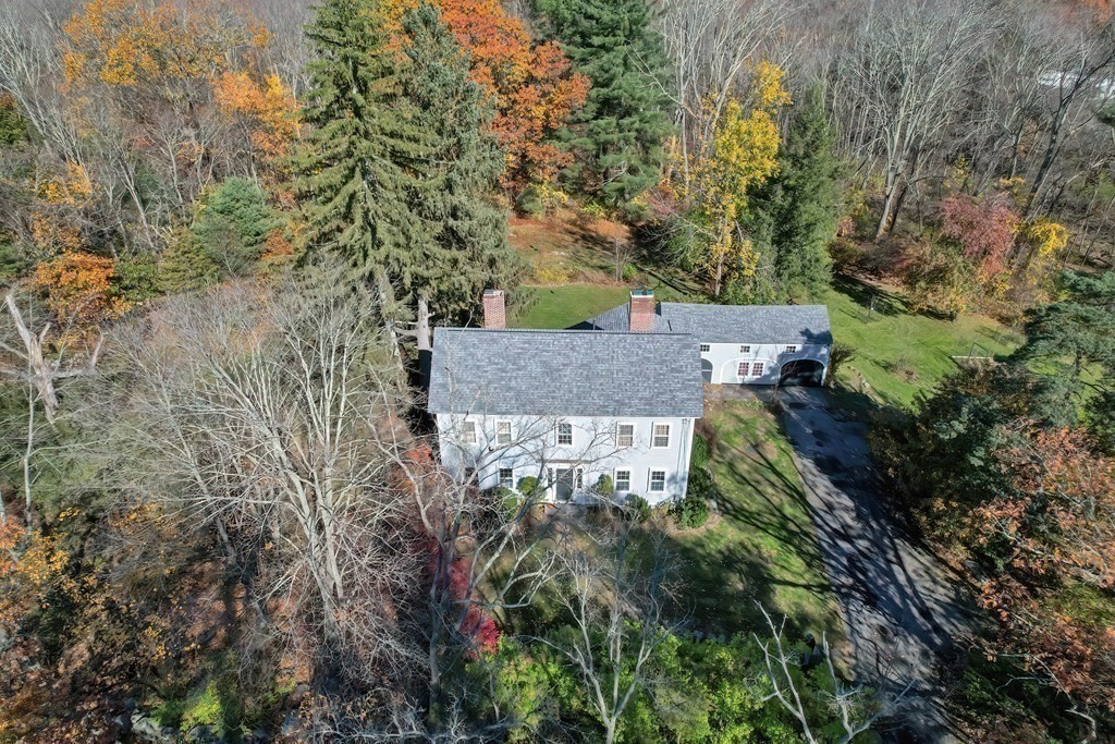58 Hudson Road Sudbury, MA 01776 - Photo 36 of 42 an aerial view of residential house with outdoor space
