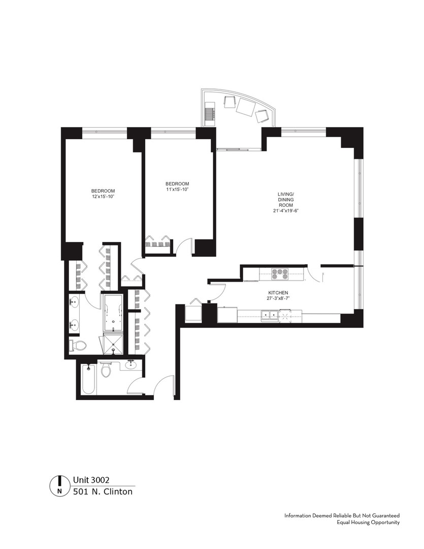 501 North Clinton Street, Unit 3002 Chicago, IL 60654 - Photo 33 of 48